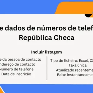 Base de dados de números de telefone da República Checa