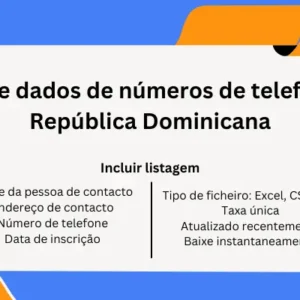 Base de dados de números de telefone da República Dominicana
