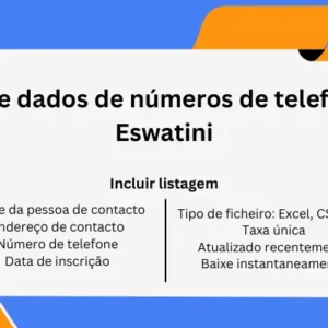 Base de dados de números de telefone de Eswatini