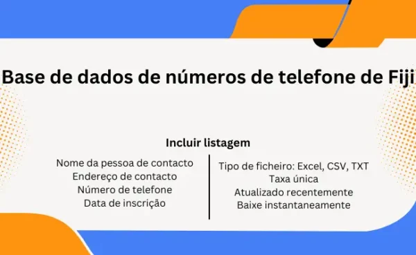 Base de dados de números de telefone de Fiji