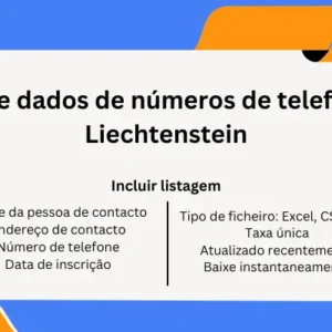 Base de dados de números de telefone do Liechtenstein