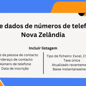 Base de dados de números de telefone da Nova Zelândia