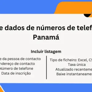 Base de dados de números de telefone do Panamá