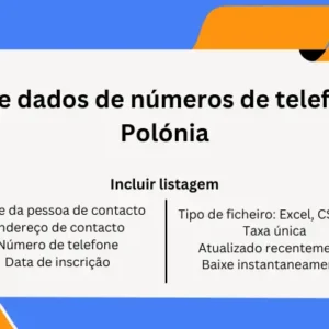 Base de dados de números de telefone da Polónia
