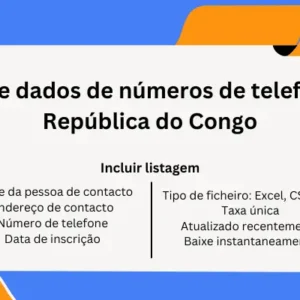 Base de dados de números de telefone da República do Congo