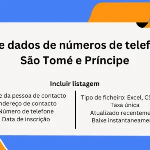 Base de dados de números de telefone de São Tomé e Príncipe
