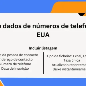 Base de dados de números de telefone dos EUA