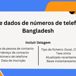 Base de dados de números de telefone do Bangladesh