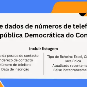 Base de dados de números de telefone da República Democrática do Congo