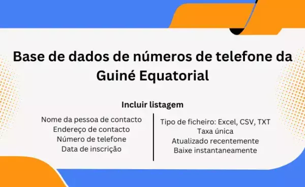 Base de dados de números de telefone da Guiné Equatorial