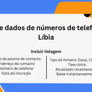 Base de dados de números de telefone da Líbia