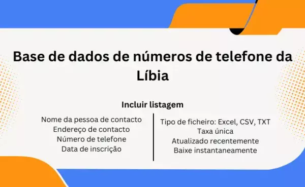 Base de dados de números de telefone da Líbia