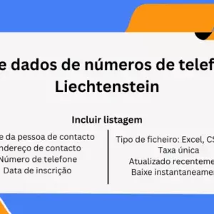Base de dados de números de telefone do Liechtenstein