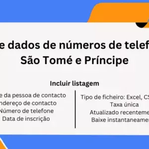 Base de dados de números de telefone de São Tomé e Príncipe