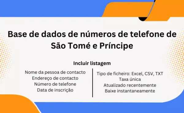 Base de dados de números de telefone de São Tomé e Príncipe
