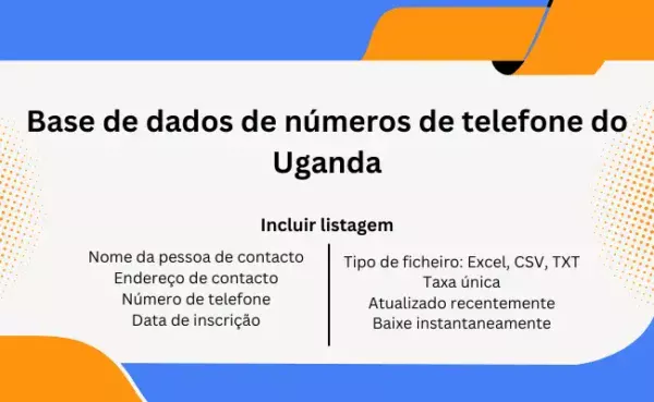 Base de dados de números de telefone do Uganda