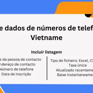 Base de dados de números de telefone do Vietname