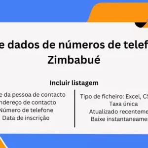 Base de dados de números de telefone do Zimbabué